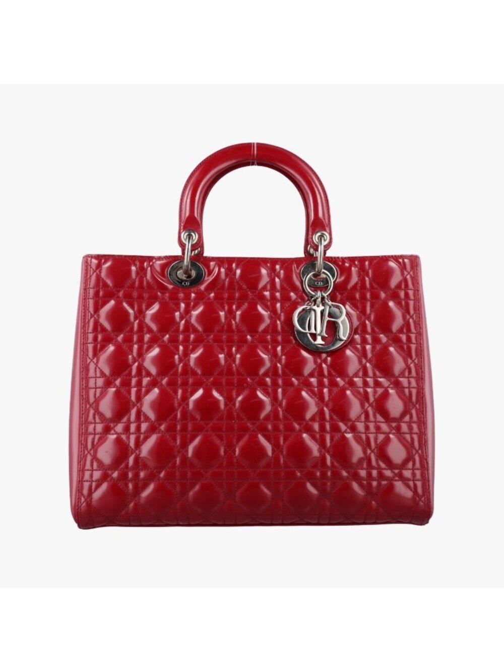 Dior Red Patent Handbag